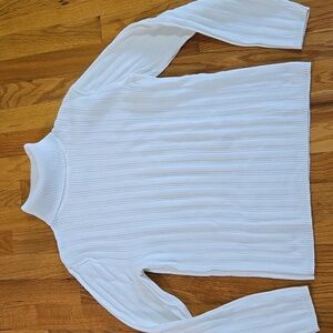 TALBOTS Ribbed Cotton Turtleneck